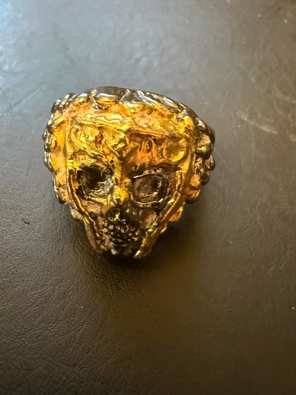 Gold Skull Decorative Accent - Home Accents